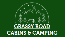 grassy road cabin and camping LOG
