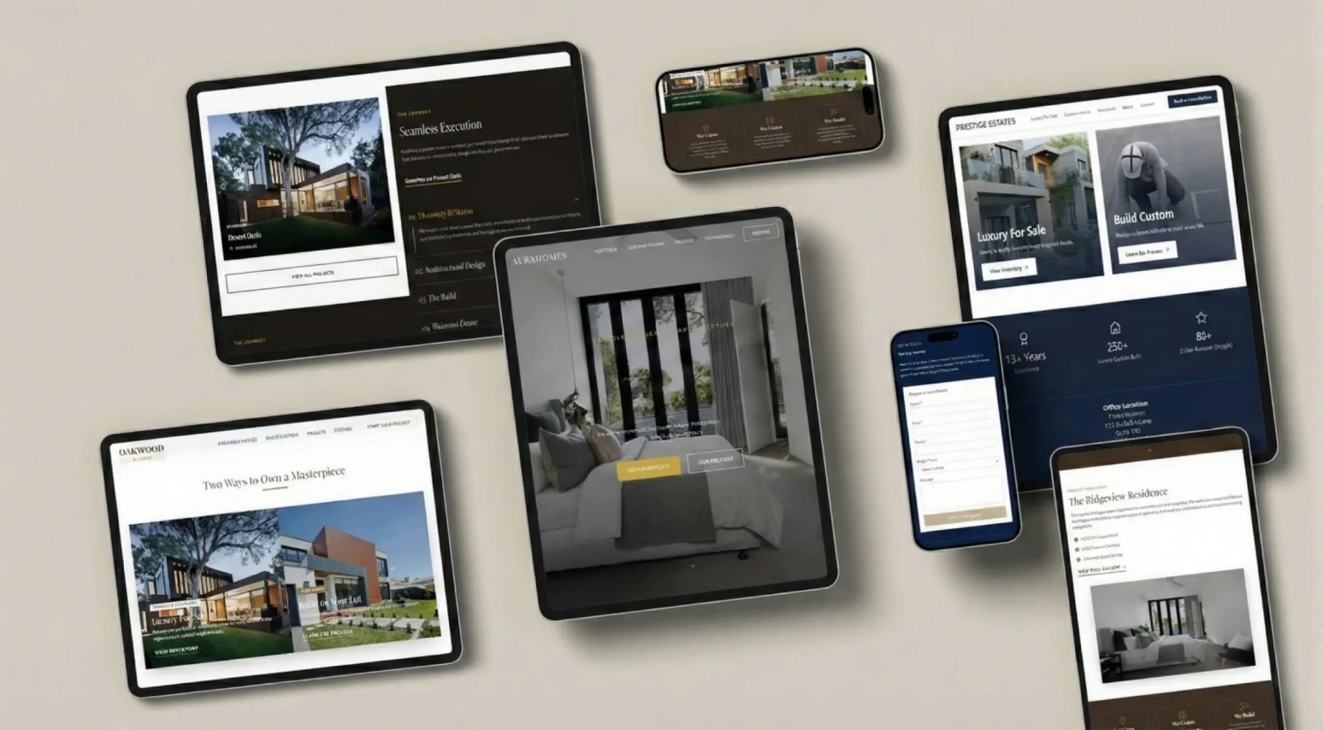 Multiple devices displaying ikai medias responsive web design projects